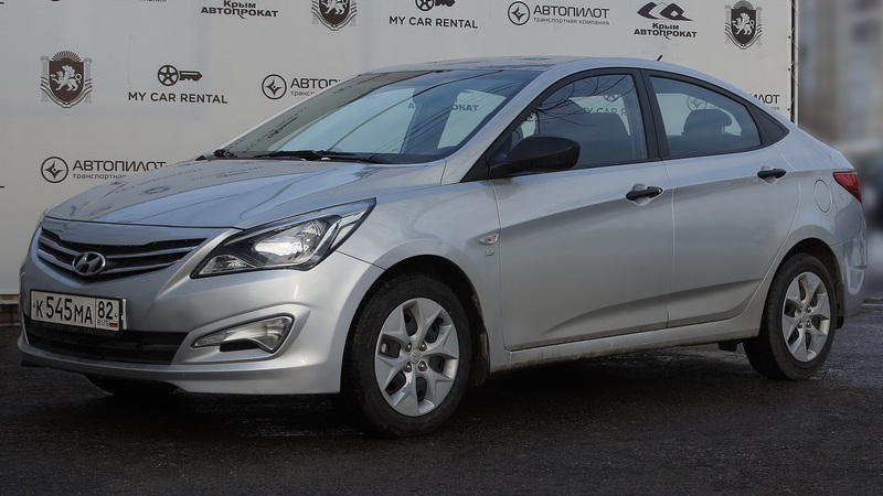 Прокат машины Hyundai Solaris в Крыму