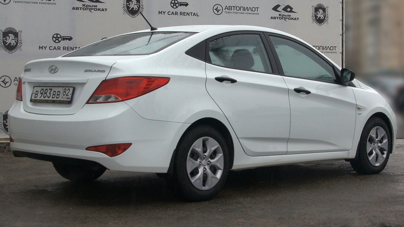 Прокат Hyundai Solaris в Крыму