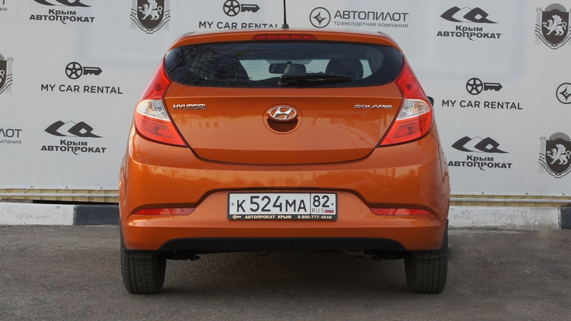 Аренда автомобиля Hyundai Solaris HB в Крыму