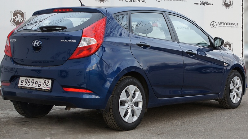 Прокат машины Hyundai Solaris HB в Крыму