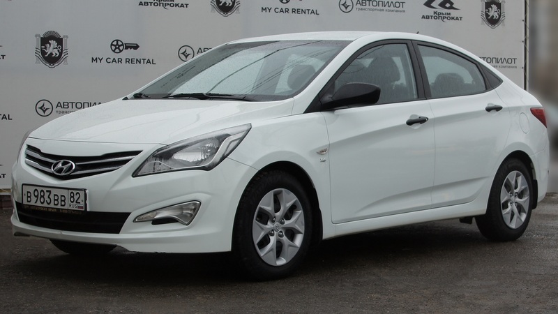 Прокат автомобиля Hyundai Solaris в Крыму